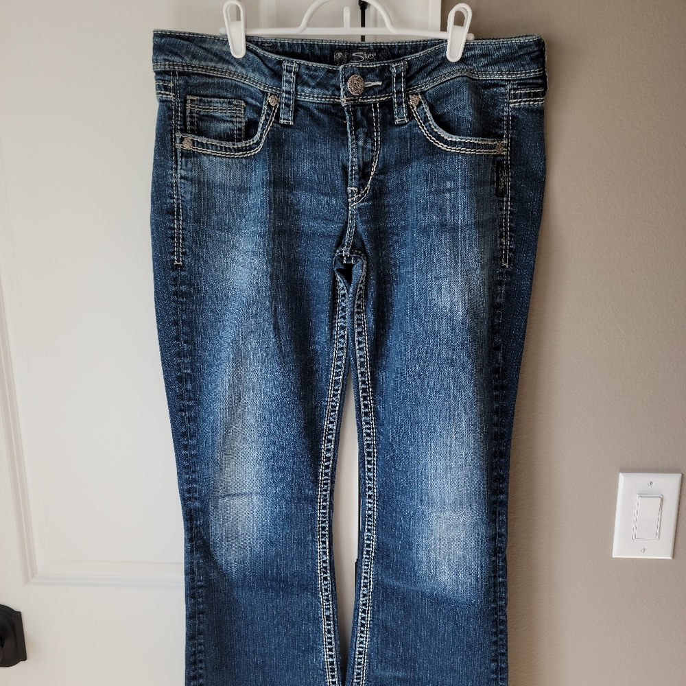 Silver Lola Jeans